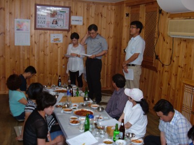 마당쇠마을 각팀 임원모임 했습니다.