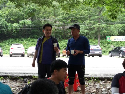 옥계계곡 30명이 함께 했습니다