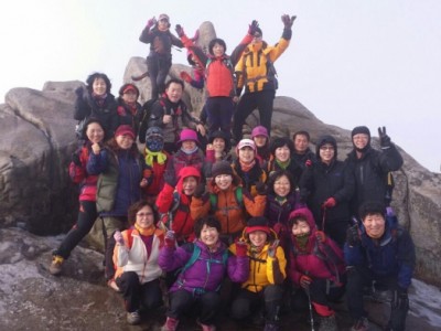 통일산악회12월송년산행스케치!!