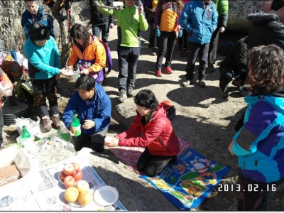 남해 금산 시산제산행- 6