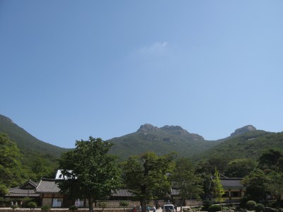 두륜봉 정상에서